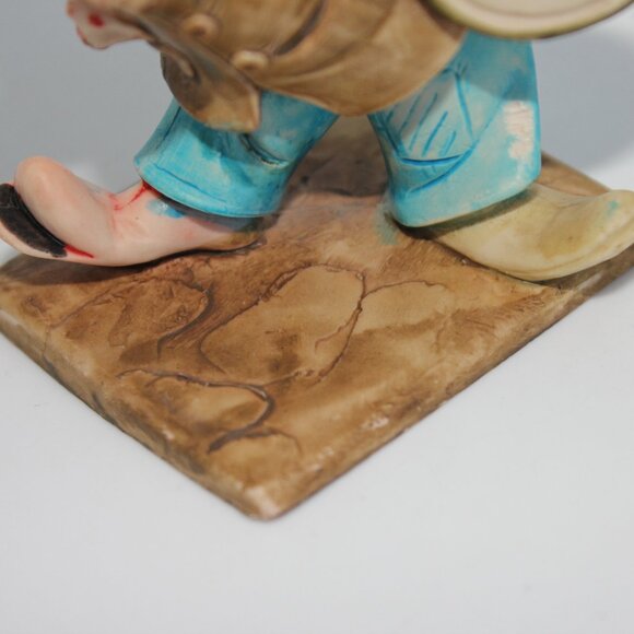 Vintage Clown Stile Plastic Figurine 4” Italy D4254 - Picture 4 of 12